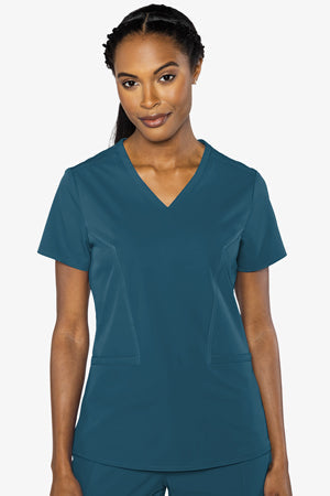 8434 DOUBLE V NECK TOP